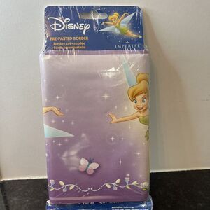Disney Tinker bell Pre Pasted Border 5 Yards (15 Feet) Tinkerbell NEW in Packing